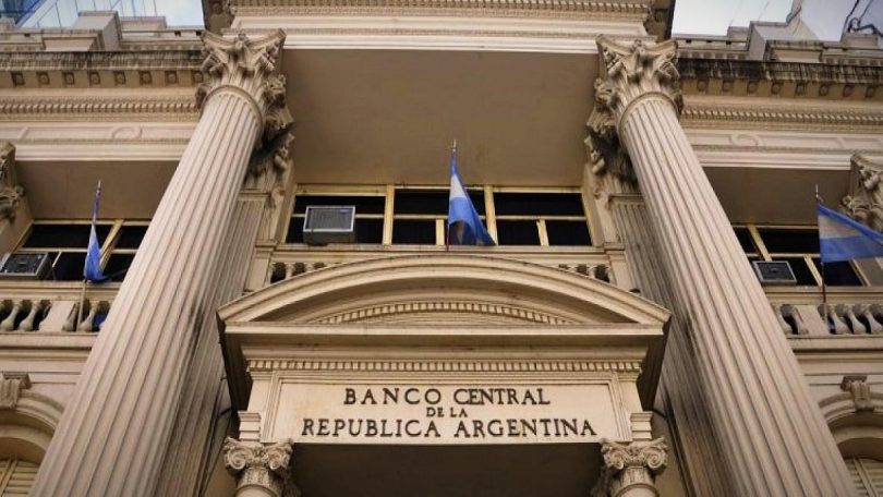 Foto de la fachada del Banco Central de la República Argentina